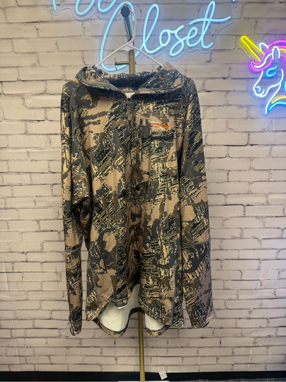 Sitka Camo Fleece Hoodie - XXL